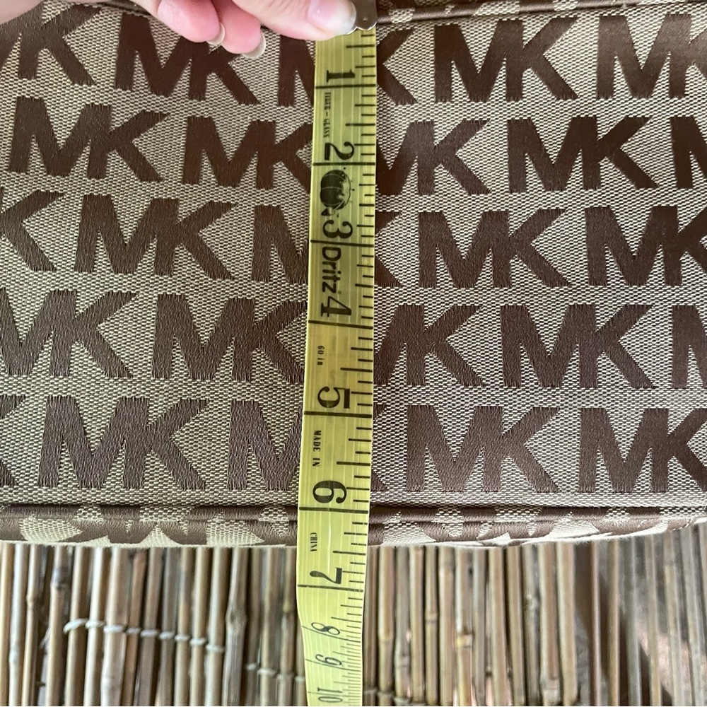 Michael Kors Brown and Tan Signature Large Tote - Picture 12 of 14